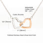 To My Beautiful Bonus Daughter - Grateful and Blessed That Life Brought You to Me - Necklace