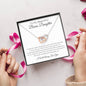 To My Beautiful Bonus Daughter - Grateful and Blessed That Life Brought You to Me - Necklace