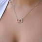 To My Beautiful Bonus Daughter - Grateful and Blessed That Life Brought You to Me - Necklace