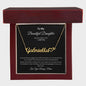 To My Beautiful Daughter - Your Chapter Will Shine As One Of The Most Beautiful - Custom Heart Name Necklace